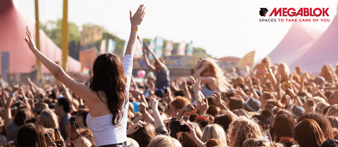 Lockers for festivals, concerts and other events. Added value for your entertainment space